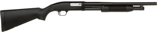 Maverick 88 Pump 12 ga 18.5" 3" Black Synthetic Blue Finish